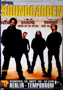 SOUNDGARDEN - 1996 - Plakat - Down on the Upside Tour - Poster - Berlin - Bild 1 von 1
