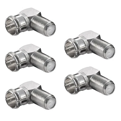 5x Sat F-Quick Stecker gewinkelt F-Winkelstecker Winkeladapter F-Buchse 90° - Bild 1 von 4