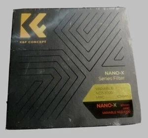 K&F Concept NANO-X Variable - ND3-1000 - MRC - 67mm 28 Layer Coating Sealed - Picture 1 of 2