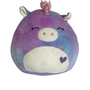Peluche Kelly Toy Aurora l'Unicorno Squishmallow 9" tie dye - Foto 1 di 7