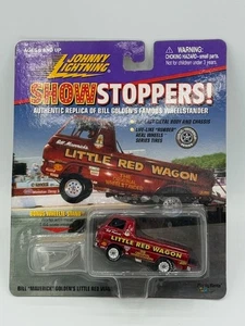 JOHNNY LIGHTNING SHOWSTOPPERS BILL MAVERICK GOLDEN'S LITTLE RED WAGON PICKUP - Picture 1 of 2