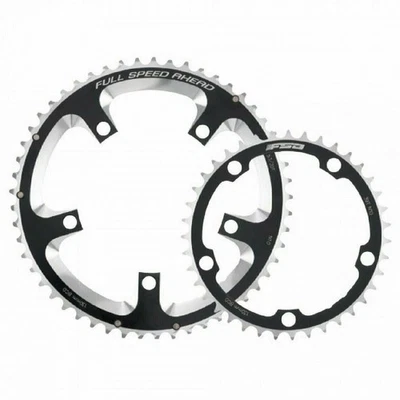 Chainring FSA Super Chainring Road Alloy 110x52t - Black (1 ring only) - Image 1 of 4