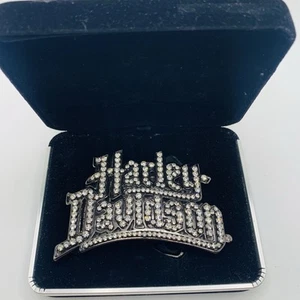 Harley Davidson rhinestone women’s belt buckle 97792-08VW Rare Statement Piece - Picture 1 of 12