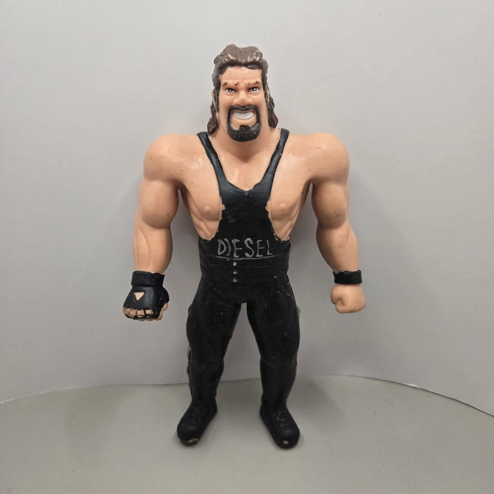 1994 Diesel Kevin Nash Bend-ems Series 1 Action Figure WWF WWE WCW 5" Toy - Image 1 of 4