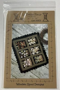 La Petite Fleur Quilt  Pattern Embroidery Basket Wool Applique fabric Sew NEW - Picture 1 of 2