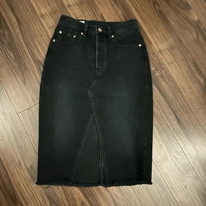 Levi’s High Rise Schlitz Rock Schwarz 26 Buttonfly - Bild 1 von 12