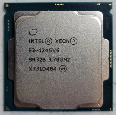 Intel Xeon E3-1245V6 3.70GHz LGA1151 4核SR32B 服务器 处理器 CPU — 第 1/2 张图片