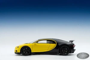 1/18 Autoart 2017 Bugatti Chiron Yellow And Black 🤝ALSO OPEN FOR TRADE🤝 - Picture 1 of 5