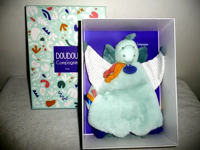 Doudou et Compagnie Dragón Azul Teal Verde Peluche Lovey Cuddly Bebé Juguete Dinosaurio Foto 1 de 4