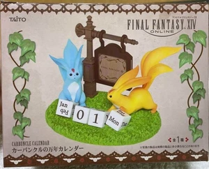 Final Fantasy FF XIV FF14 FFXIV Carbuncle Figur Perpetual Calendar JPN TAITO - Bild 1 von 2