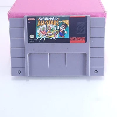 Подлинный Super Mario All Stars SNES Super Nintendo протестирован - Изображение 1 из 4