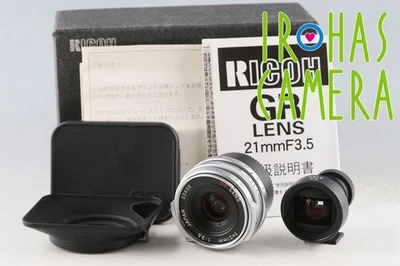 Ricoh GR 21mm F/3.5 Lens for Leica L39 + View Finder With Box #59566 L7 - Image 1 of 4