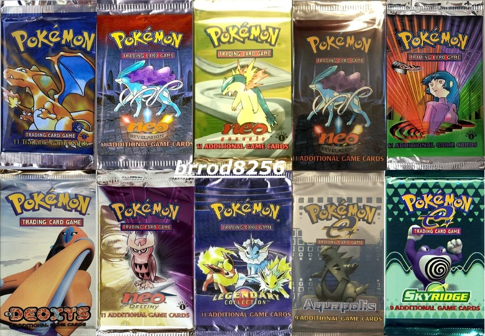 Pokemon Cards Booster Packs Only 400 Packs Total Base Set Aquapolis Skyridge Neo - Image 1 of 1
