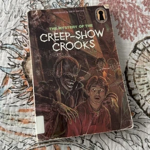 The Mystery of the Creep-Show Crooks Paperback Book - Foto 1 di 7