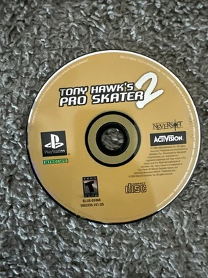 Disco de jogo Tony Hawk's Pro Skater 2 (Sony PS1, 2000) somente - Testado - Imagem 1 de 2