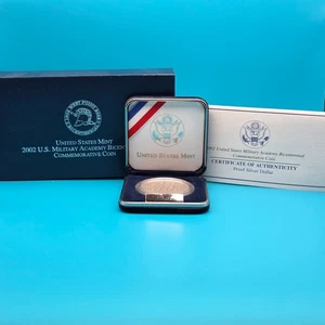 2002 U.S. Military Academy Bicentennial Silver Proof Coin OGP & COA West Point - Picture 1 of 3