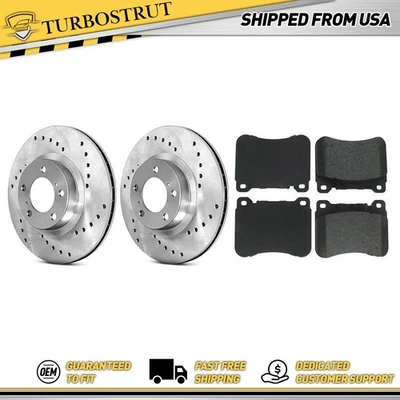 Front Centric OE Brake Pads and Rotors Kit For 2005 Mercedes-Benz C320 - Image 1 of 4