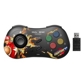 8Bitdo Terry Bogard Style SNK Neo Geo CD Bluetooth Controller, Compatible with W