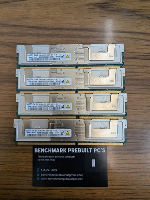 Samsung (4x1GB) 2Rx8, PC2-5300F-555-11-B0, M395T2953CZ4. Fully buffered DDR2 - Image 1 of 4