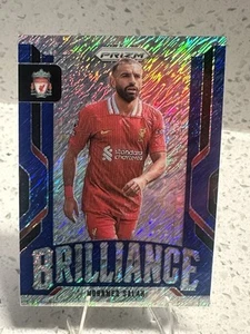2024-25 Panini Prizm EPL FOTL Mohamed Salah Blue Shimmer Brilliance 4/8 - Picture 1 of 2