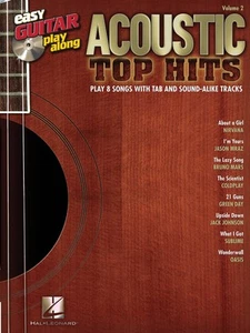 Acoustic Top Hits Easy Guitar Play-Along Vol 2 Tab Sheet Music Songs Book CD - Picture 1 of 1