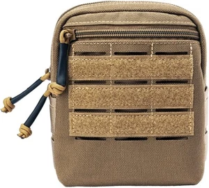 Tactical Duty Belt Pouches with MOLLE Strap Clip Phone EDC Gear Coyote Brown  - Picture 1 of 7