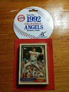 Topps Collectors Choice Team Set 1992 California Angels Baseball Cards NEW - Picture 1 of 2
