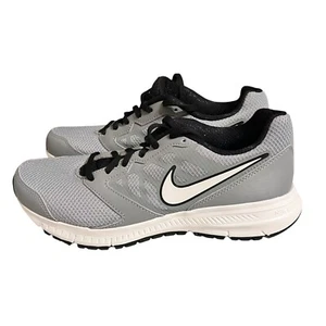Nike Downshifter 6 Gray White Black Sneakers Mens Size 7.5 - Picture 1 of 5