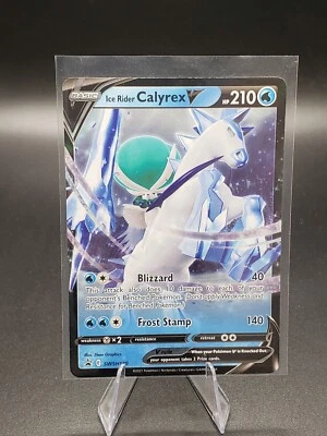 Ice Rider Calyrex V SWSH130 SWSH: Sword & Shield Promo Cards Holo - Image 1 of 2
