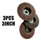 Pi??Ce Flap Disc Sablage Fournitures Outil 3-Inch 75Mm D??Tail M??Tal Trimming