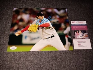 Derek Lowe Signed 8x10 Jsa Boston Red Sox - Picture 1 of 1