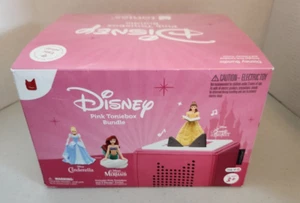 Tonies Disney Belle, Cenicienta y Ariel Toniebox Reproductor de Audio Paquete Usado - Imagen 1 de 17