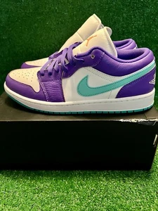 Scarpe Nike Air Jordan 1 Low SE Psychic Viola Giada HJ9013-550 Uomo Taglie NUOVE - Foto 1 di 5