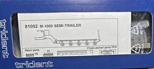 Roco Minitanks scale M-1000 75 ton lowboy Tank tailer LIMA35 1/87 - Picture 1 of 3