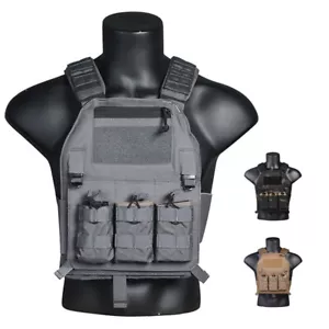 Emersongear 419 Tactical Vest Plate Carrier Magazine Pouch Bag Body Armor - Picture 1 of 14