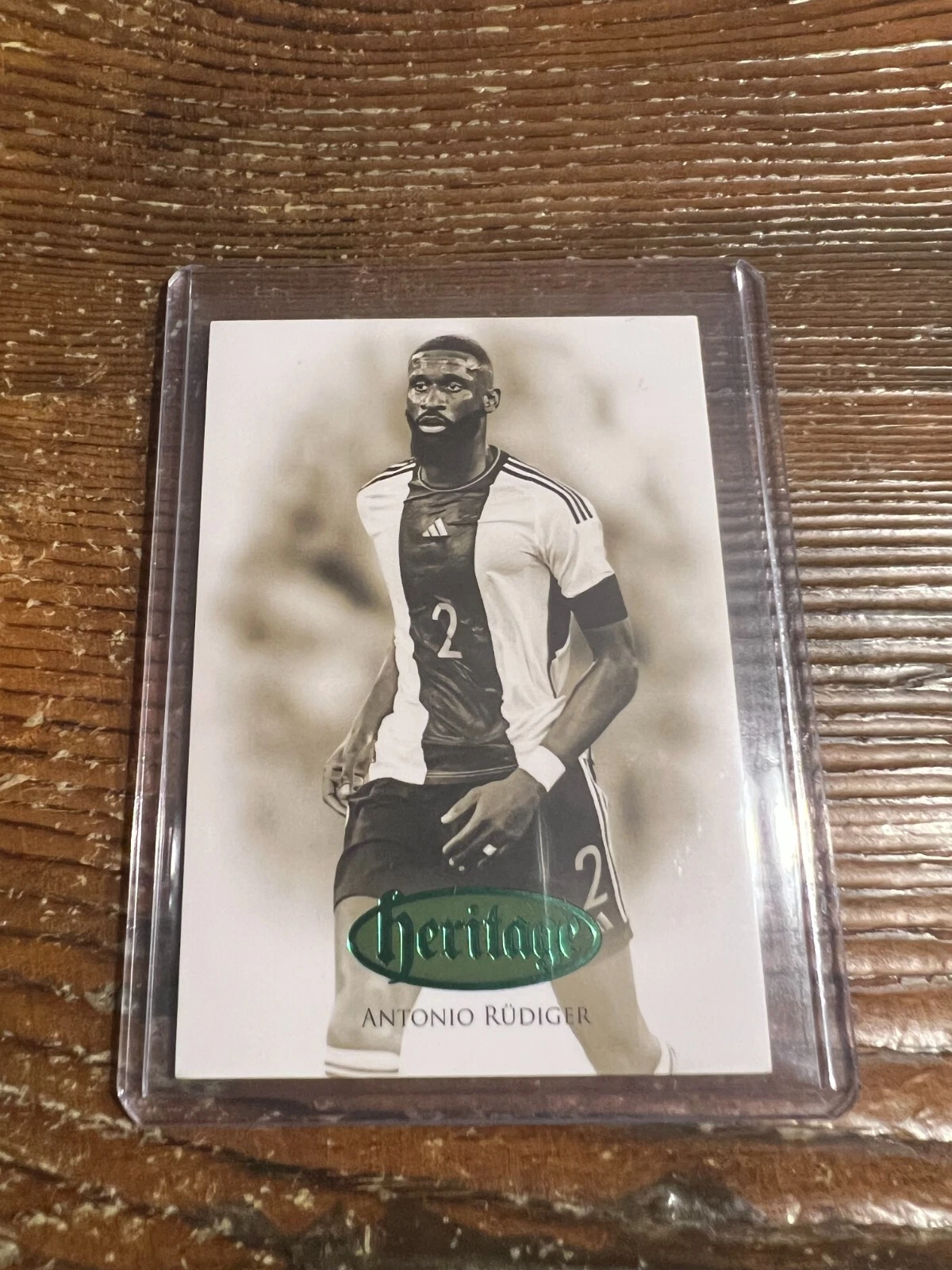 Antonio Rudiger 2024 Futera Unique Nostalgia Heritage Emerald /24 Germany
