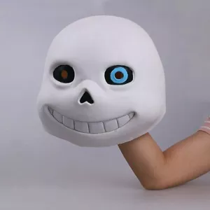 Maschera luminosa notturna occhi azzurri Halloween gioco cosplay oggetti di scena undertale senza maschera - Foto 1 di 8