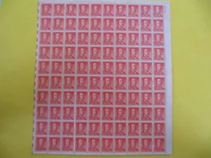 Doc Sc# 1030 1/2c Franklin .005¢ 1954 Sheet of 100 MNH - Picture 1 of 4