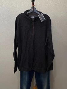 NWT Roundtree & Yorke Grayish Zippered SWEATER 2XB Length 31 - Picture 1 of 4