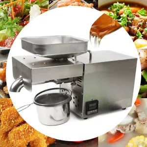 1500W Automatic Oil Press Machine Hot Cold Oil Extractor Stainless Steel - Picture 1 of 12