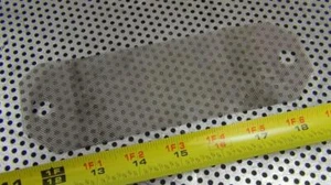 304 Stainless Steel Mesh Screen - .012 Wire 2.5 x 7.75 Inches Overall - NEW - Picture 1 of 1