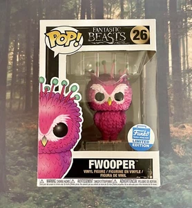 Funko POP! Harry Potter Fantastic Beasts #26 Fwooper Flocked Shop Exclusive LE - Picture 1 of 6