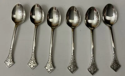 De colección K.B Plato de Plata Cuentas Scouts Flor D Lys 11 cm Cucharaditas Cucharas de Té Cubiertos Foto 1 de 4