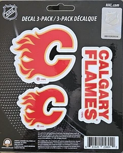 Calgary Flames NHL gestanzte Aufkleber Aufkleber / 3er-Pack *kostenloser Versand - Bild 1 von 1