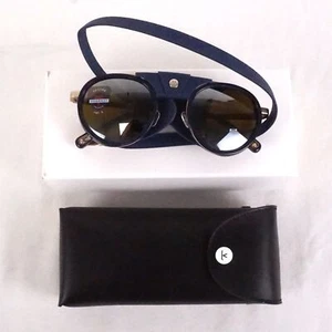 Vuarnet Men's Skilynx Glacier Round 03 Mineral Lens Sunglasses W/ Blue Shield - Picture 1 of 11