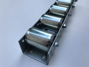 pallet roller track flow rail roller gravity conveyor steel rollers dia 50 mm - Picture 1 of 3
