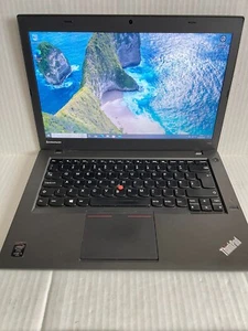 Lenovo Thinkpad T440 14.1" Screen SSD 128GB i5-4300U Ram 4GB Windows 10 Laptop - Picture 1 of 12