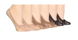 Paquete de 6 pies de encaje Hot Sox - Imagen 1 de 1