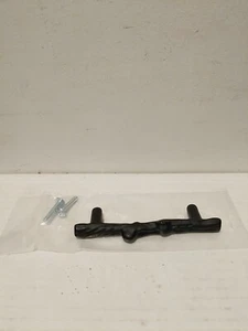 Manija de tirón de puerta de rama de árbol negro perno de metal 4 1/4" de largo - Imagen 1 de 4