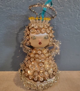Vintage Christmas Holiday Collectors Ornaments By Gena The Gena Angel 1971 - Picture 1 of 8